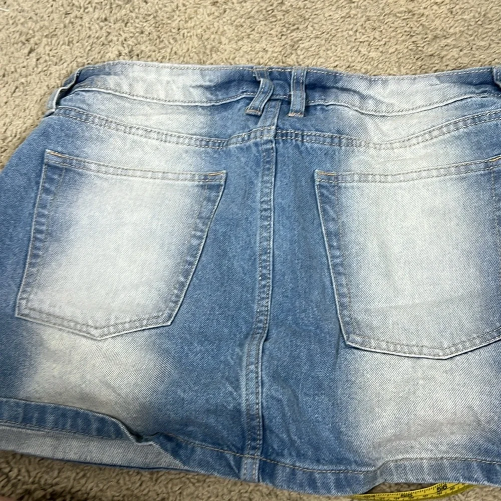 Wild Fable Blue Denim Mini Skirt Size 14